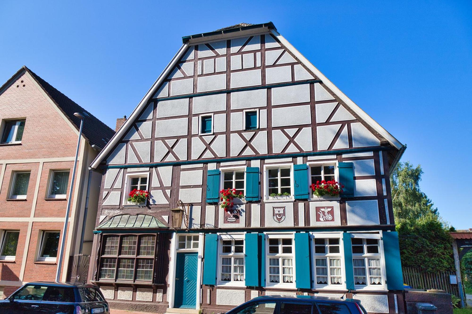Gasthaus Benke, Fachwerkhaus In Westfalen Datteln Exteriör bild
